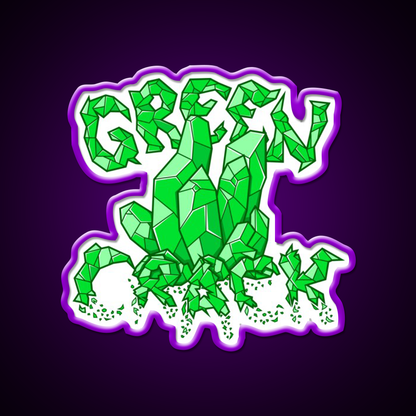 Green Crack Hemp Inspired Green Leaf Led Neon Sign Rgb Color - LED neon sign view 9