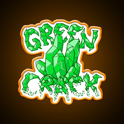 Green Crack Hemp Inspired Green Leaf Led Neon Sign Rgb Color - Shineneon