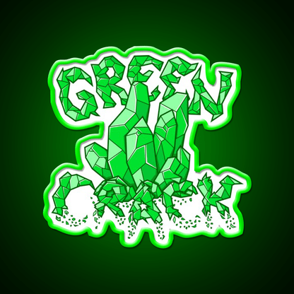 Green Crack Hemp Inspired Green Leaf Led Neon Sign Rgb Color - Shineneon