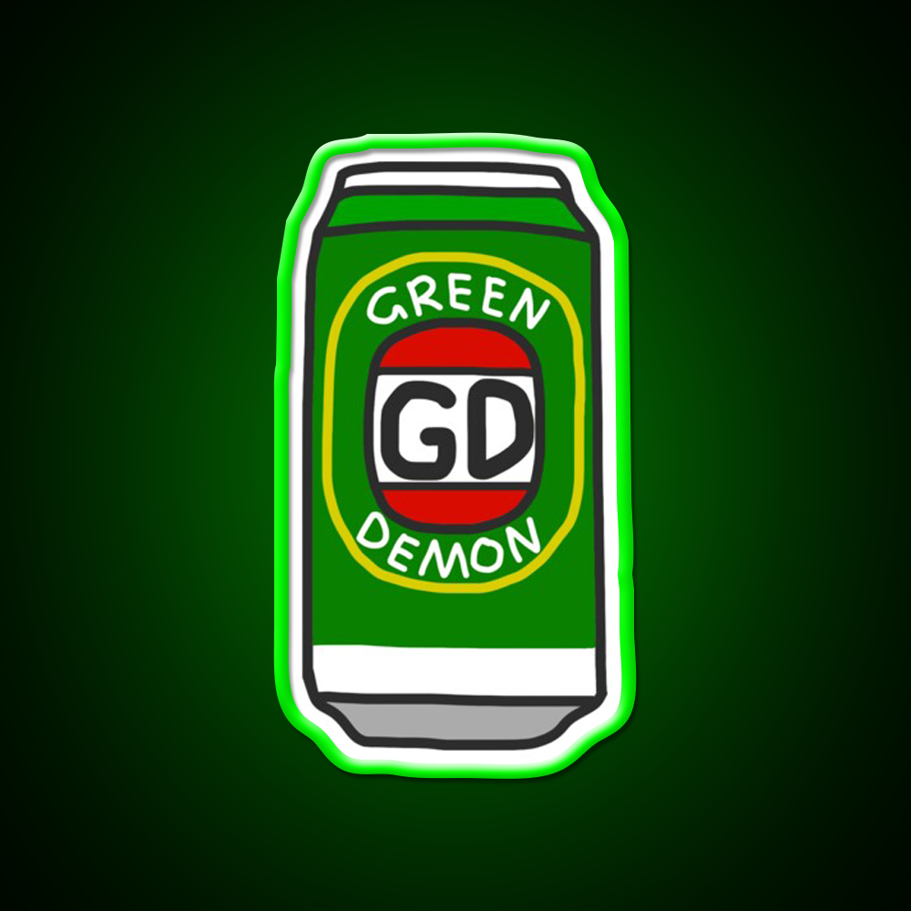 Green Demon Beer Bar Decor Led Neon Sign Rgb Color - LED neon sign view 8
