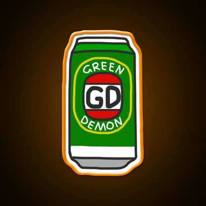 Green Demon Beer Bar Decor Led Neon Sign Rgb Color - LED neon sign view 6