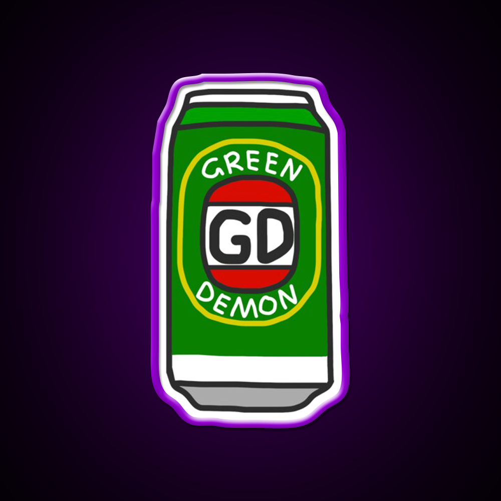 Green Demon Beer Bar Decor Led Neon Sign Rgb Color - LED neon sign view 9