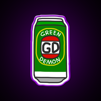 Green Demon Beer Bar Decor Led Neon Sign Rgb Color - LED neon sign view 9