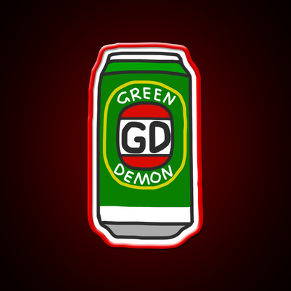 Green Demon Beer Bar Decor Led Neon Sign Rgb Color - LED neon sign view 10