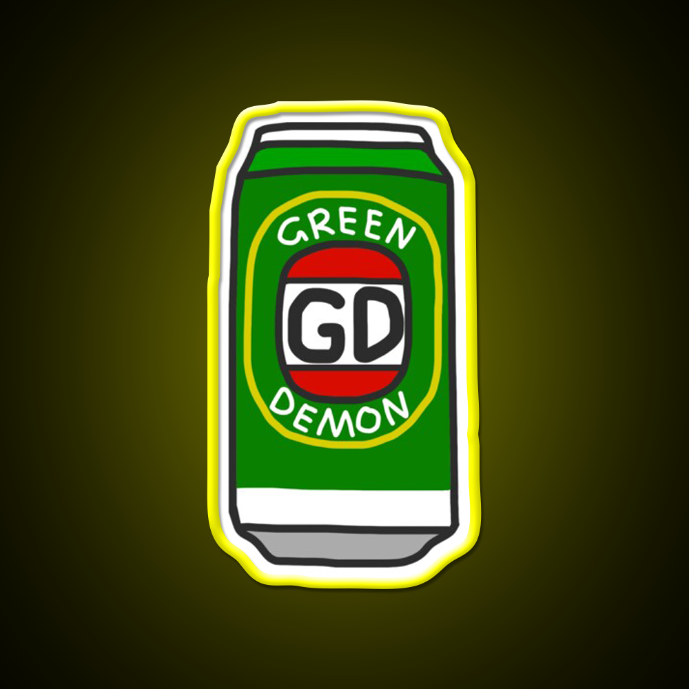 Green Demon Beer Bar Decor Led Neon Sign Rgb Color - LED neon sign view 7