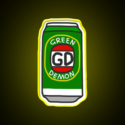 Green Demon Beer Bar Decor Led Neon Sign Rgb Color - LED neon sign view 7