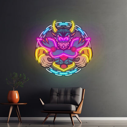 Green Dragon Mascot Led Neon Sign Light Custom Led Signs - Shineneon