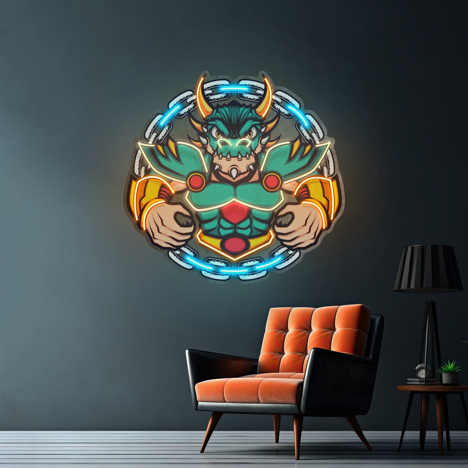 Green Dragon Mascot Led Neon Sign Light Custom Led Signs - Shineneon