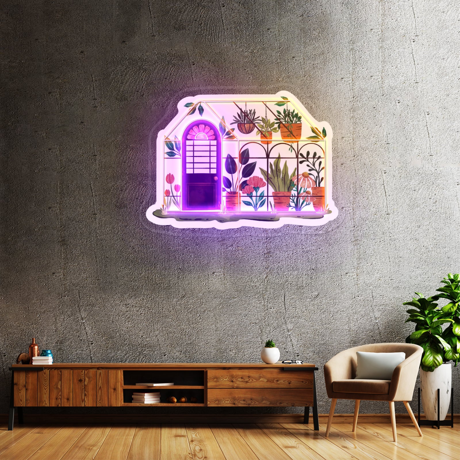 Green House Garden Custom Neon Signs Cheap