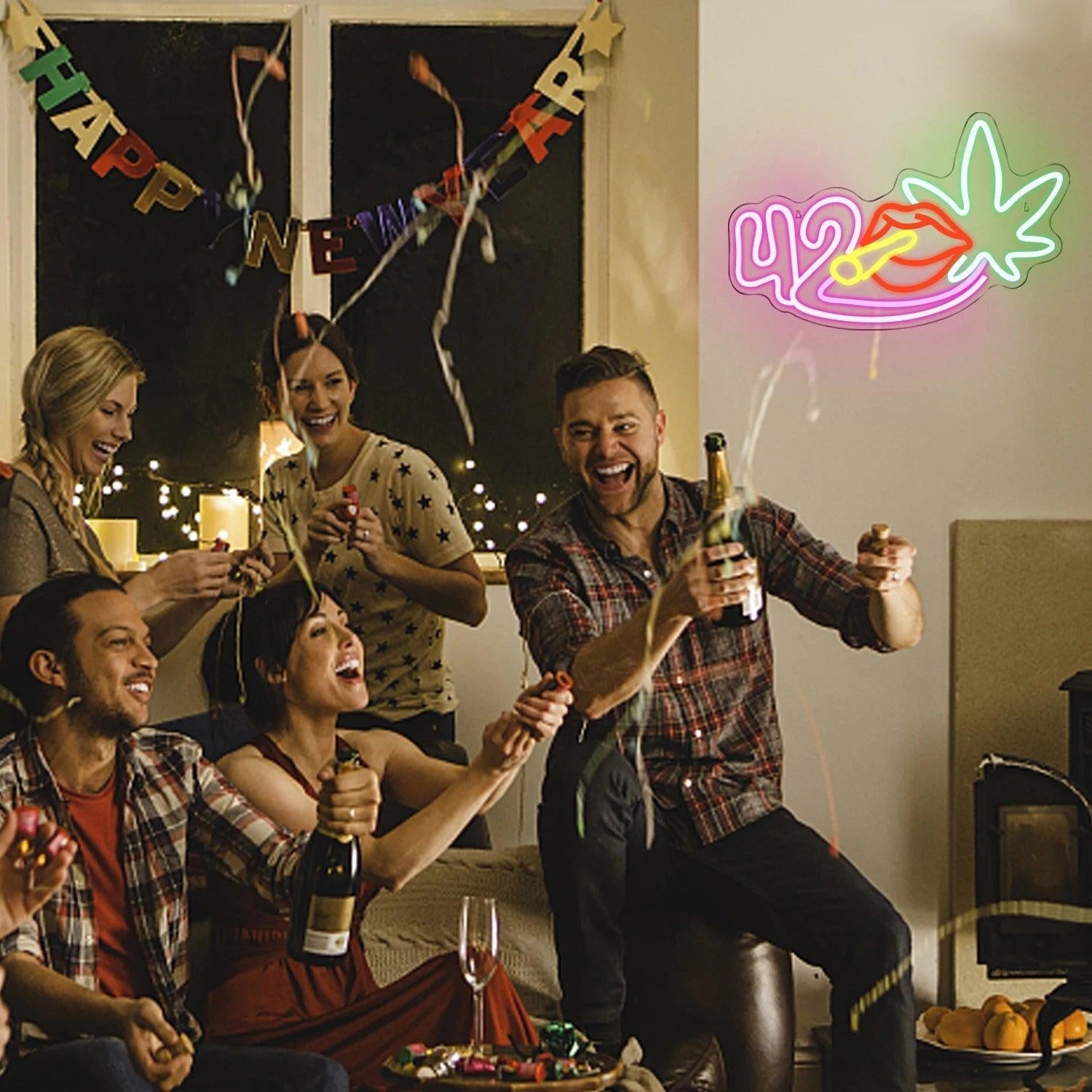 Green Leaf Heart Skull Red Purple Led Neon Sign For Indoor Gothic Decor - Shineneon