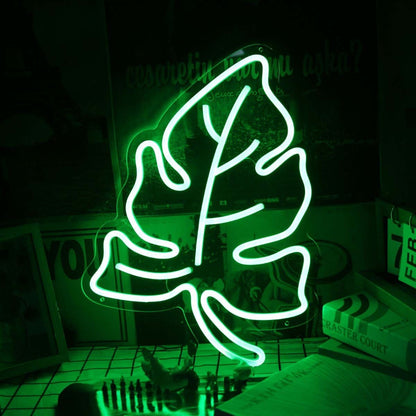 Green Leave Custom Led Neon Sign | Shineneon