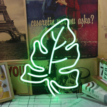 Green Leave Custom Led Neon Sign | Shineneon