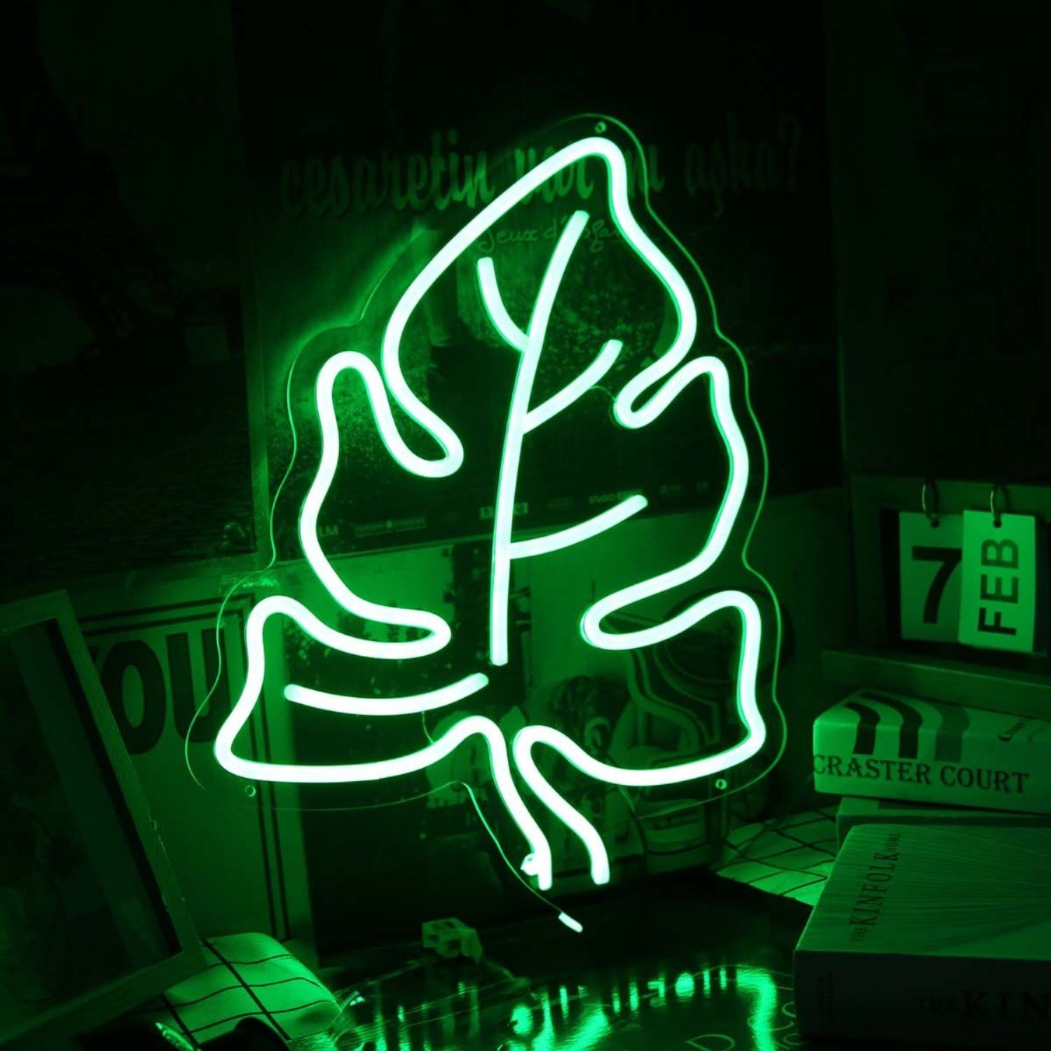 Green Leave Custom Led Neon Sign | Shineneon