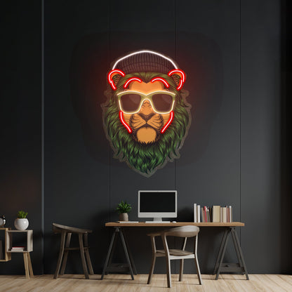 Green Lion Led Neon Sign Light Custom Led Signs - Shineneon