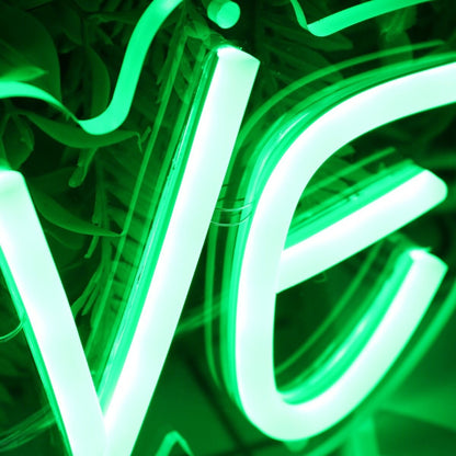 Green Love Led Neon Sign | Shineneon