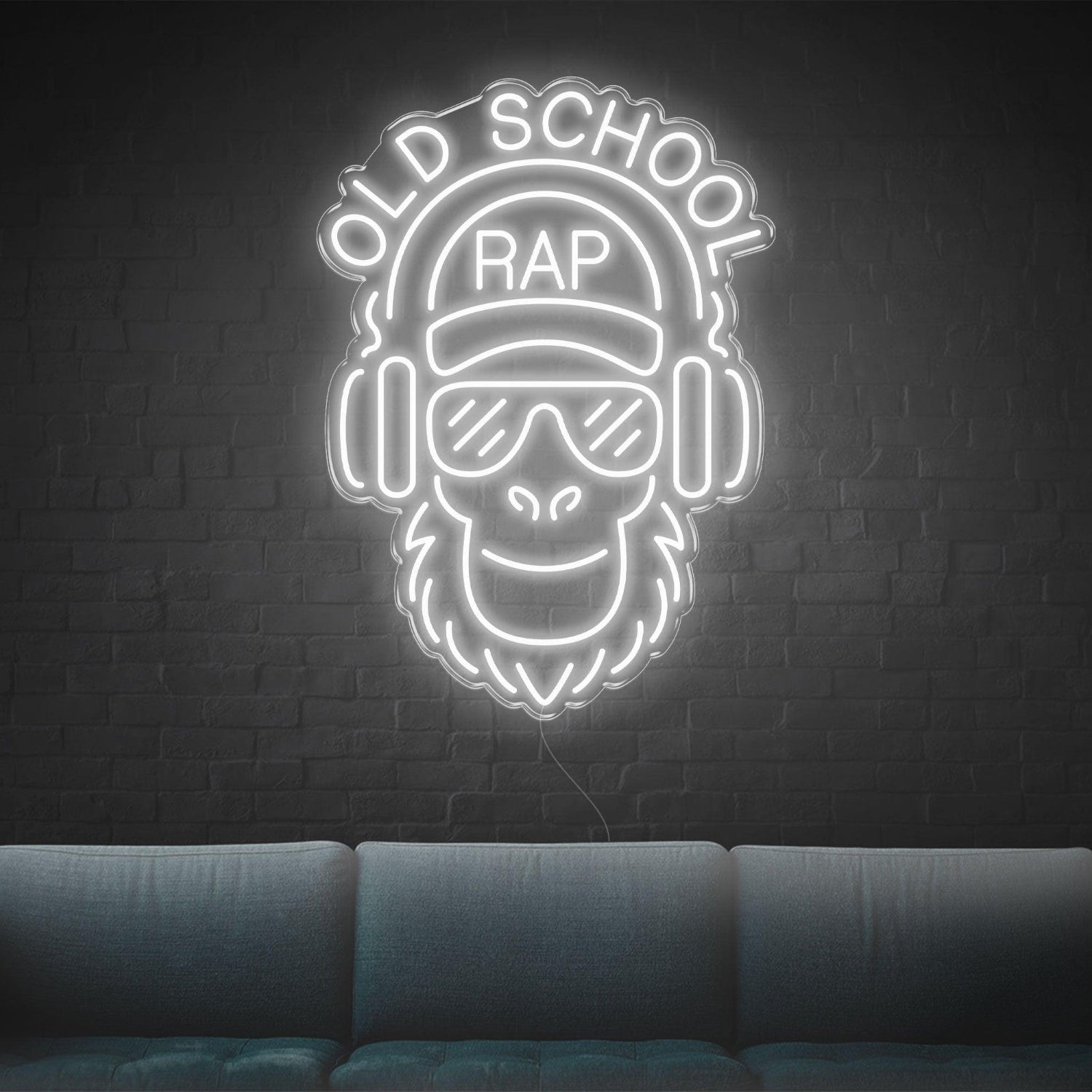 Green Monkey Old School Rap Led Neon Sign For Hip-Hop Room | Shineneon
