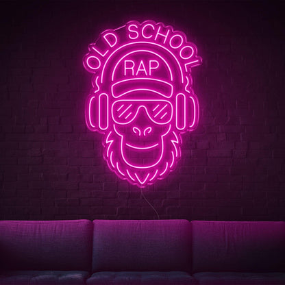 Green Monkey Old School Rap Led Neon Sign For Hip-Hop Room | Shineneon