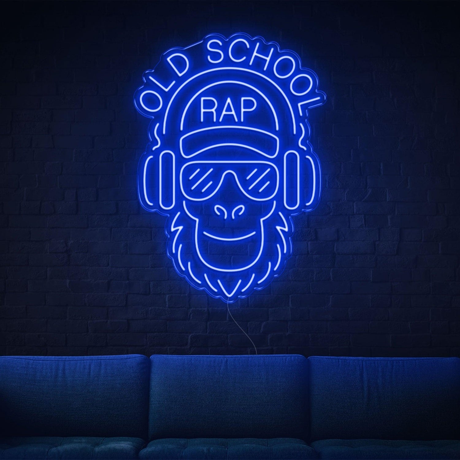 Green Monkey Old School Rap Led Neon Sign For Hip-Hop Room | Shineneon