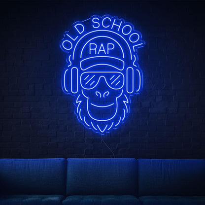 Green Monkey Old School Rap Led Neon Sign For Hip-Hop Room | Shineneon
