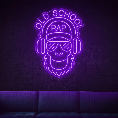 Green Monkey Old School Rap Led Neon Sign For Hip-Hop Room | Shineneon