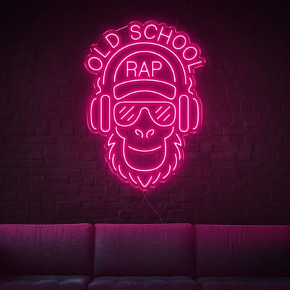 Green Monkey Old School Rap Led Neon Sign For Hip-Hop Room | Shineneon