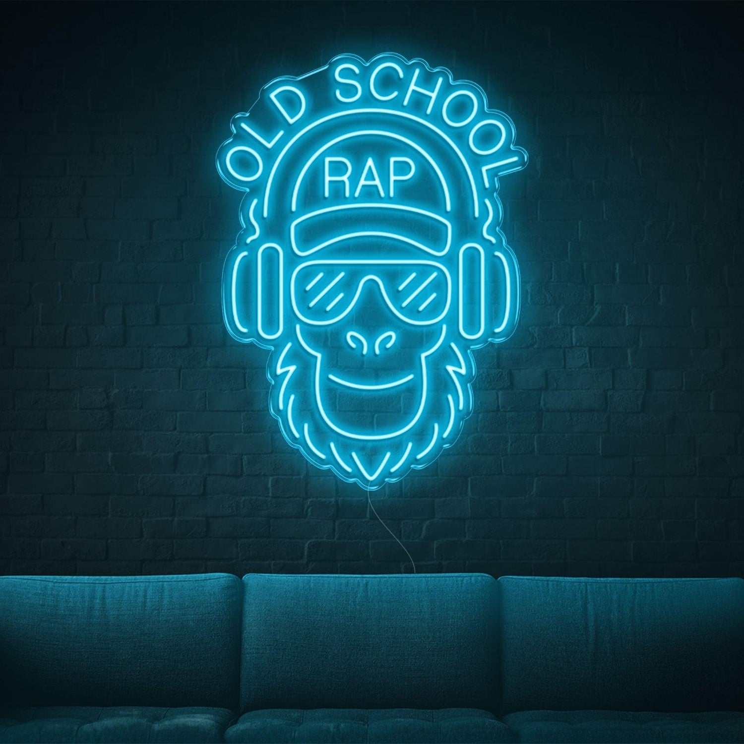 Green Monkey Old School Rap Led Neon Sign For Hip-Hop Room | Shineneon