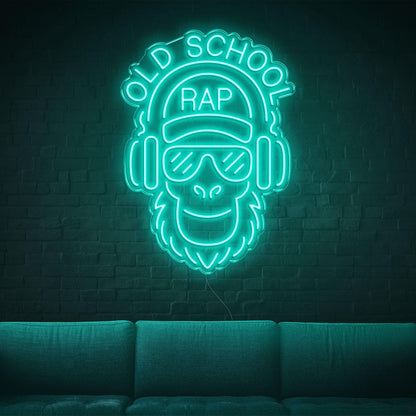 Green Monkey Old School Rap Led Neon Sign For Hip-Hop Room | Shineneon