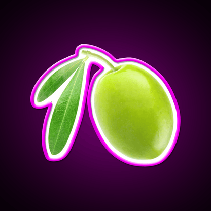 Green Olive Snack Food Led Neon Sign Rgb Color - Shineneon