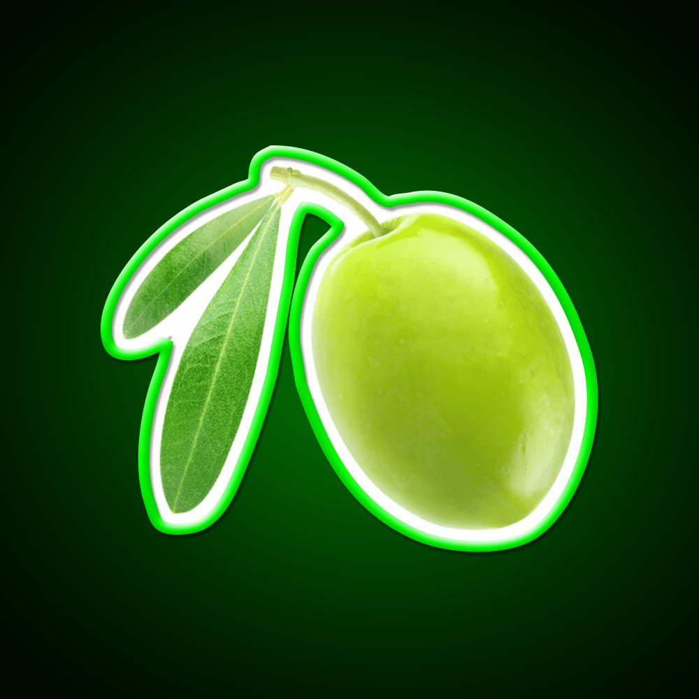 Green Olive Snack Food Led Neon Sign Rgb Color - Shineneon