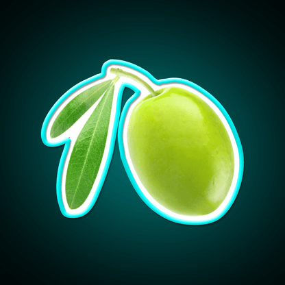 Green Olive Snack Food Led Neon Sign Rgb Color - Shineneon
