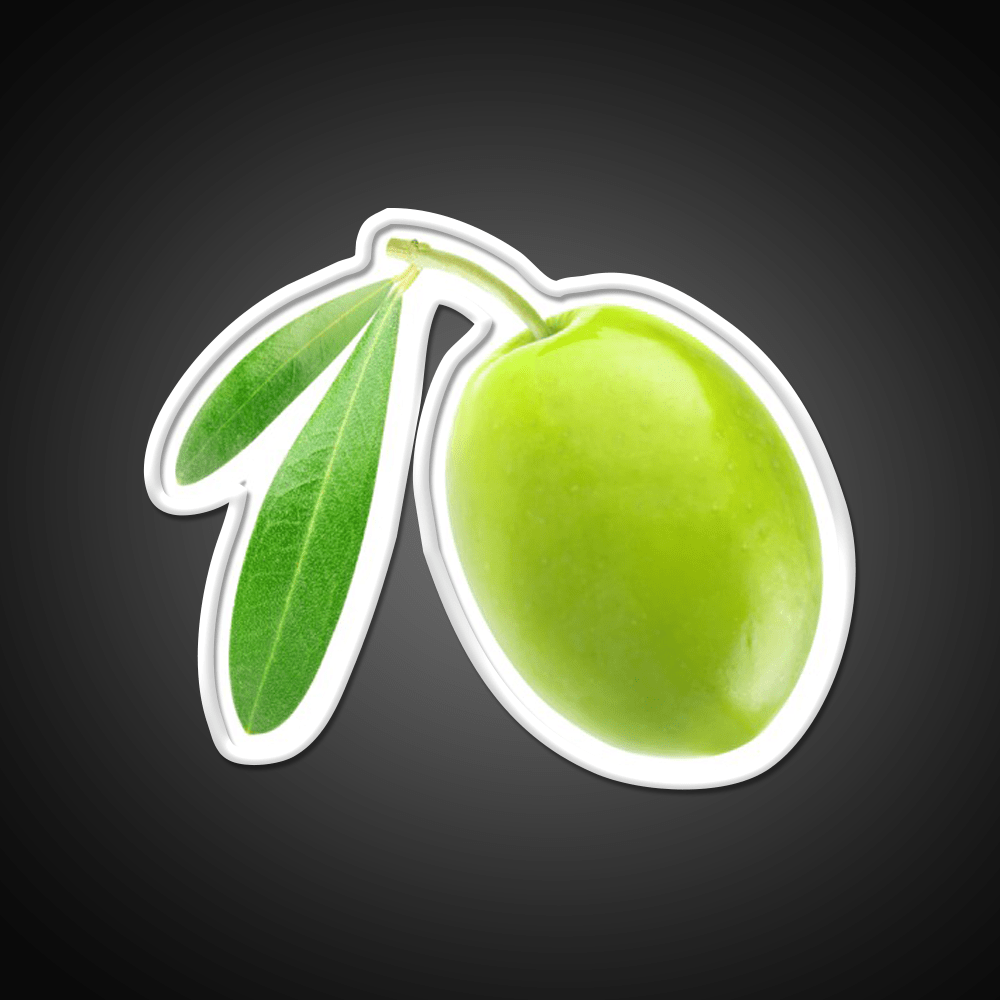 Green Olive Snack Food Led Neon Sign Rgb Color - Shineneon