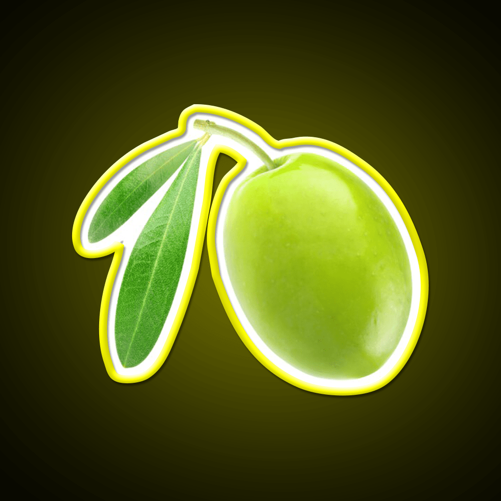 Green Olive Snack Food Led Neon Sign Rgb Color - Shineneon
