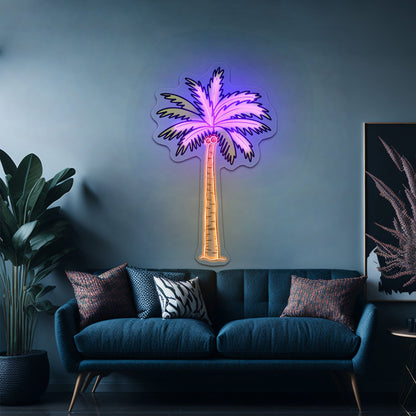 Green Palm Tree Beach Aesthetic Vsco Neon Signs For Outdoor - Shineneon