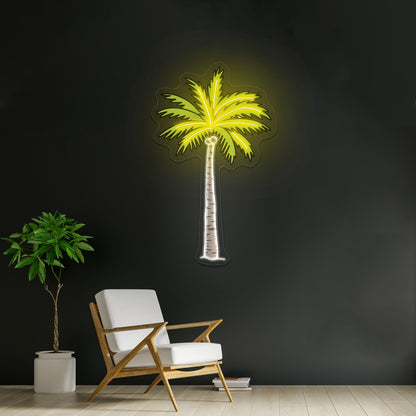 Green Palm Tree Beach Aesthetic Vsco Neon Signs For Outdoor
