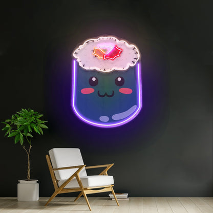 Green Sushi Custom Led Signs Artwork For Sale - Shineneon