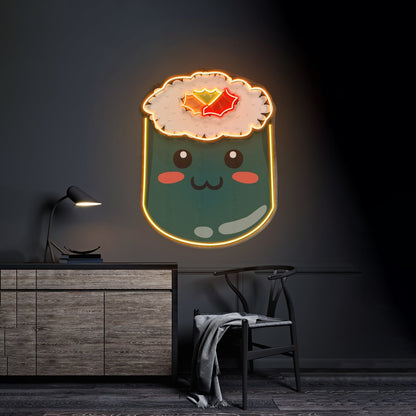 Green Sushi Custom Led Signs Artwork For Sale - Shineneon