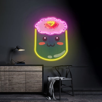 Green Sushi Custom Led Signs Artwork For Sale - Shineneon