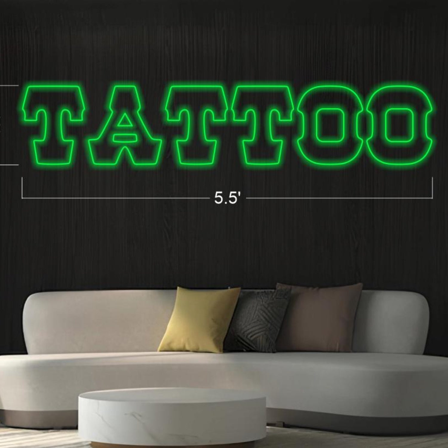 Green Tattoo Led Neon Sign For Home Decor | Shineneon