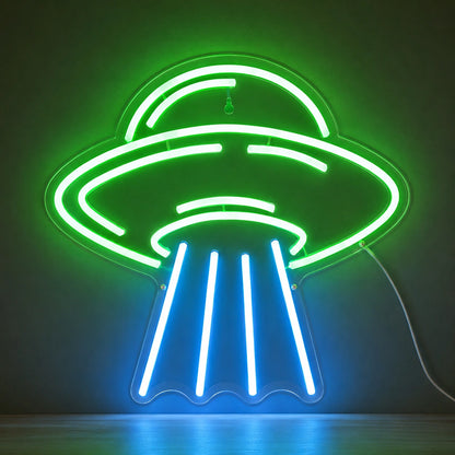 Green UFO Beam Neon Sign LED Neon Sign high-converting product image