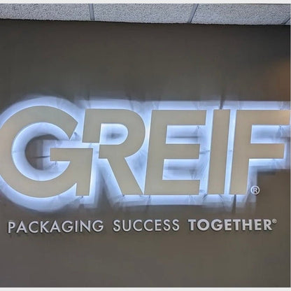 Greif 3D Backlit Channel Letters Led Light Sign - Shineneon