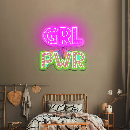 Gri Pwr Neon Signs For Bedroom - Shineneon