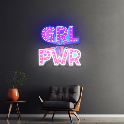 Gri Pwr Neon Signs For Bedroom - Shineneon