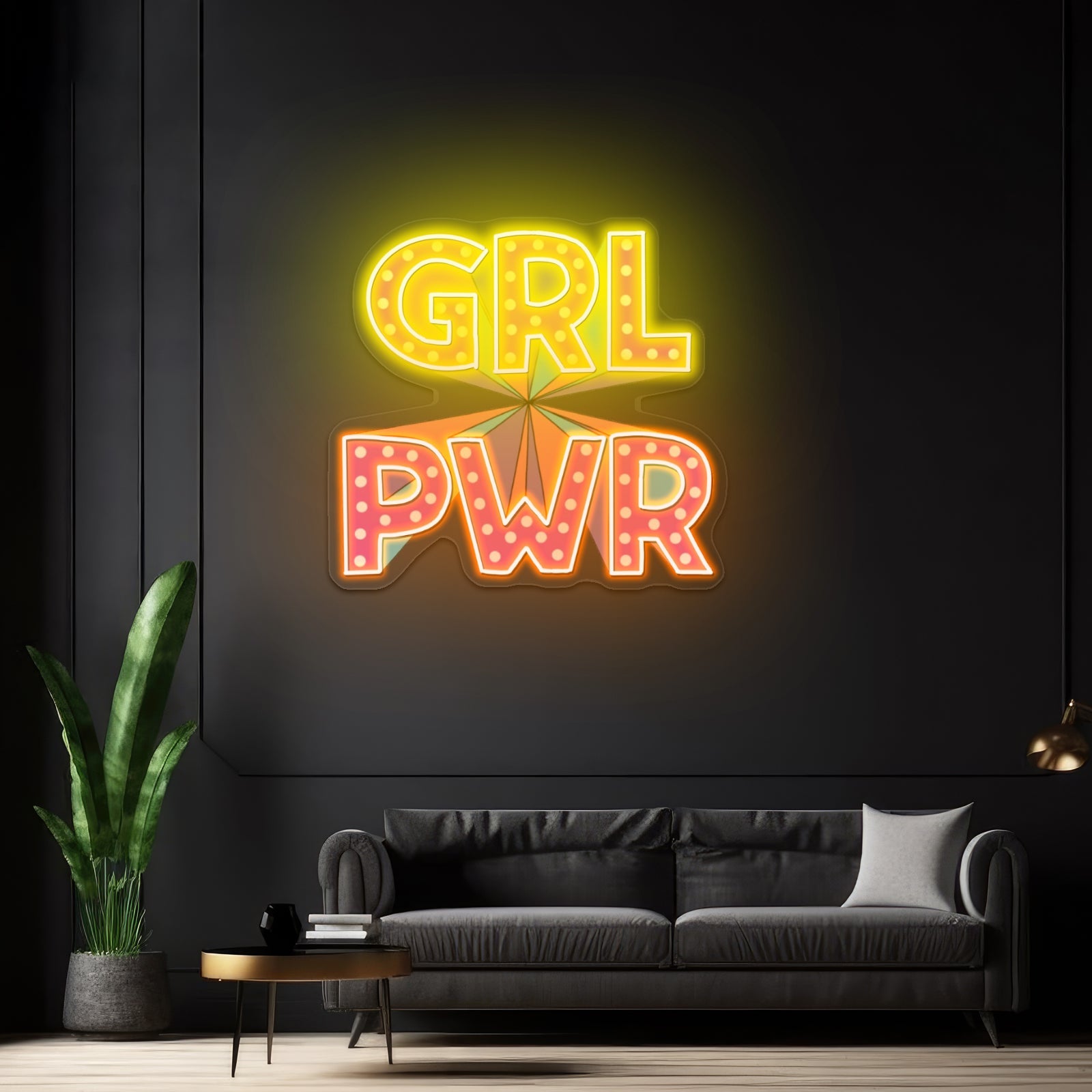 Gri Pwr Neon Signs For Bedroom - Shineneon