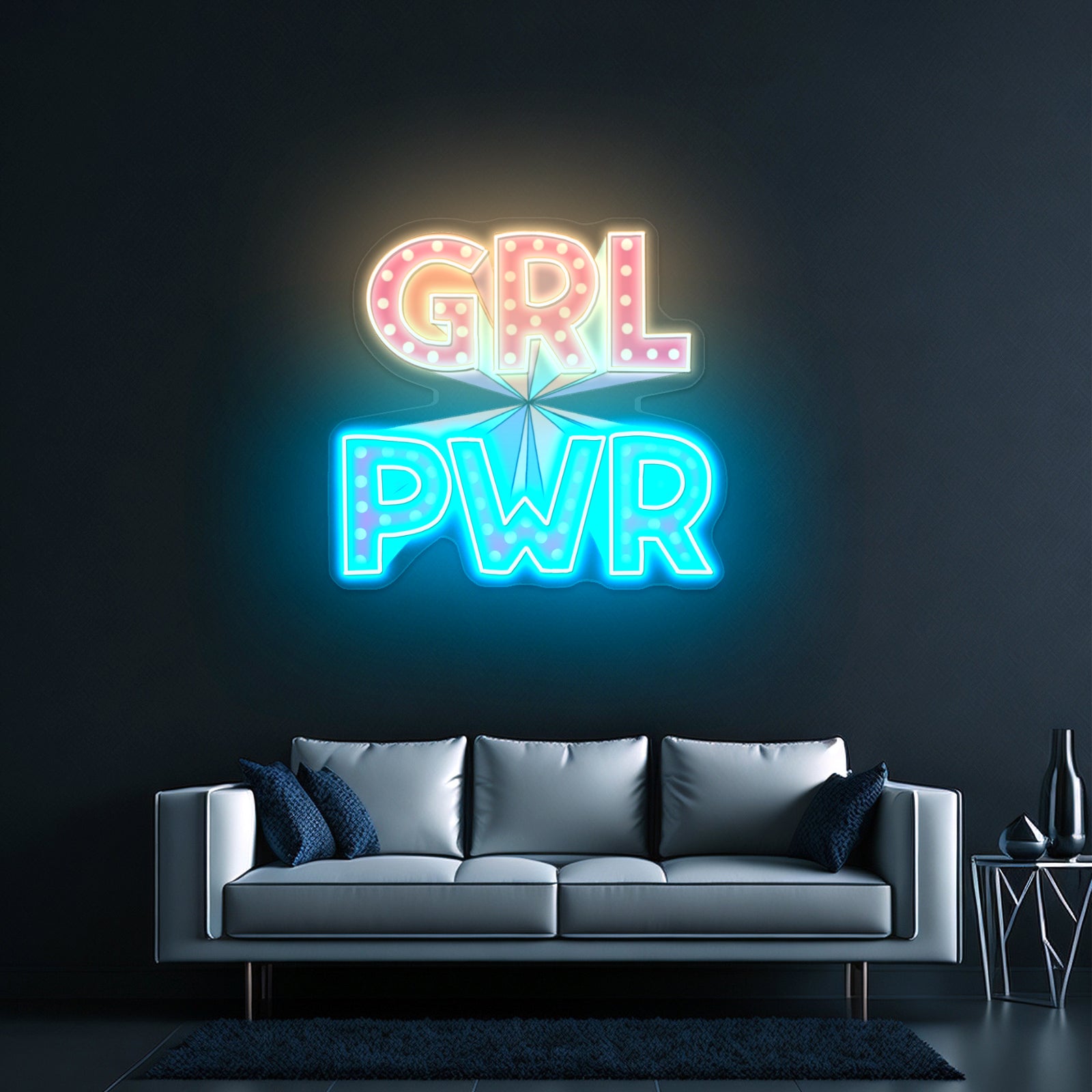 Gri Pwr Neon Signs For Bedroom