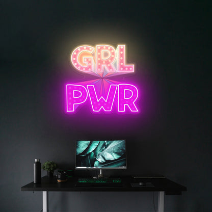 Gri Pwr Neon Signs For Bedroom