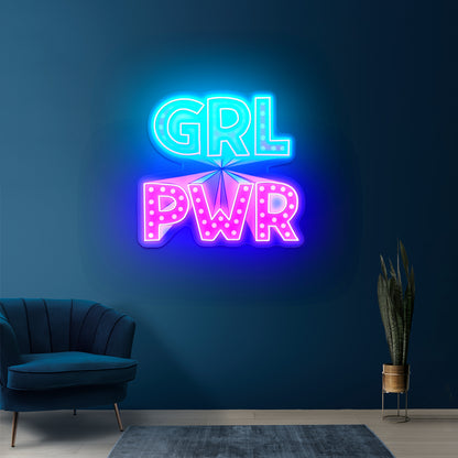 Gri Pwr Neon Signs For Bedroom