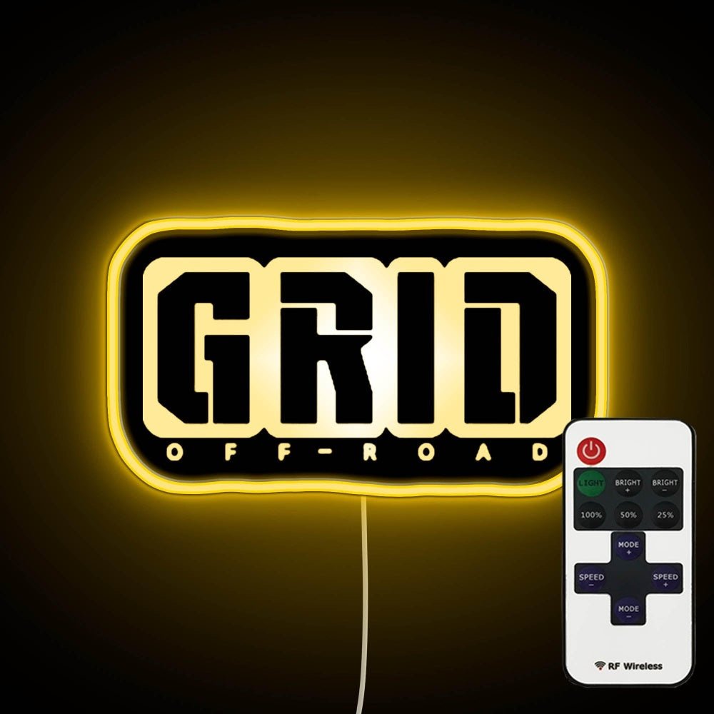 Grid Off Road Wheels Neon Sign - Shineneon