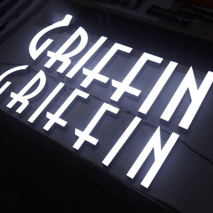Griffin 3D Frontlit Letters Metal Led Sign - Shineneon