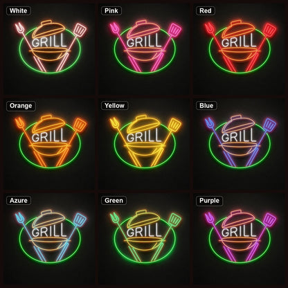 Grill Kettle Tools LED Neon Sign - Shineneon