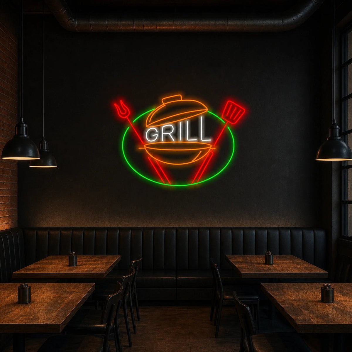 Grill Kettle Tools LED Neon Sign Garage Neon Sign - Shineneon
